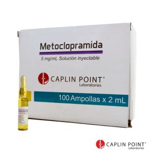 METOCLOPRAMIDE SOLUCION INYECTABLE 10MG/2ML X 100 AMPOLLAS